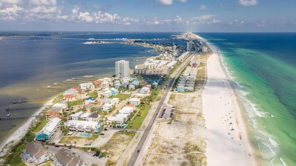 Ocean Front Penthouse Suite Panoramic Views Of Gulf,Pensacola Beach,Pier, & Bay Exteriér fotografie