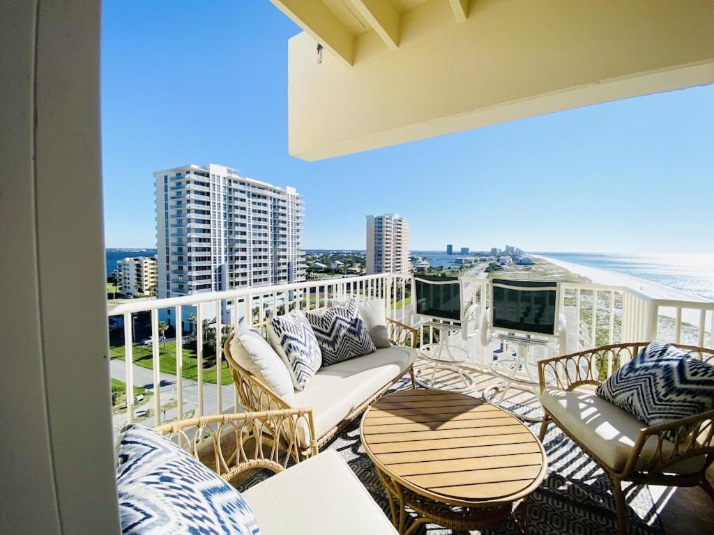 Ocean Front Penthouse Suite Panoramic Views Of Gulf,Pensacola Beach,Pier, & Bay Exteriér fotografie