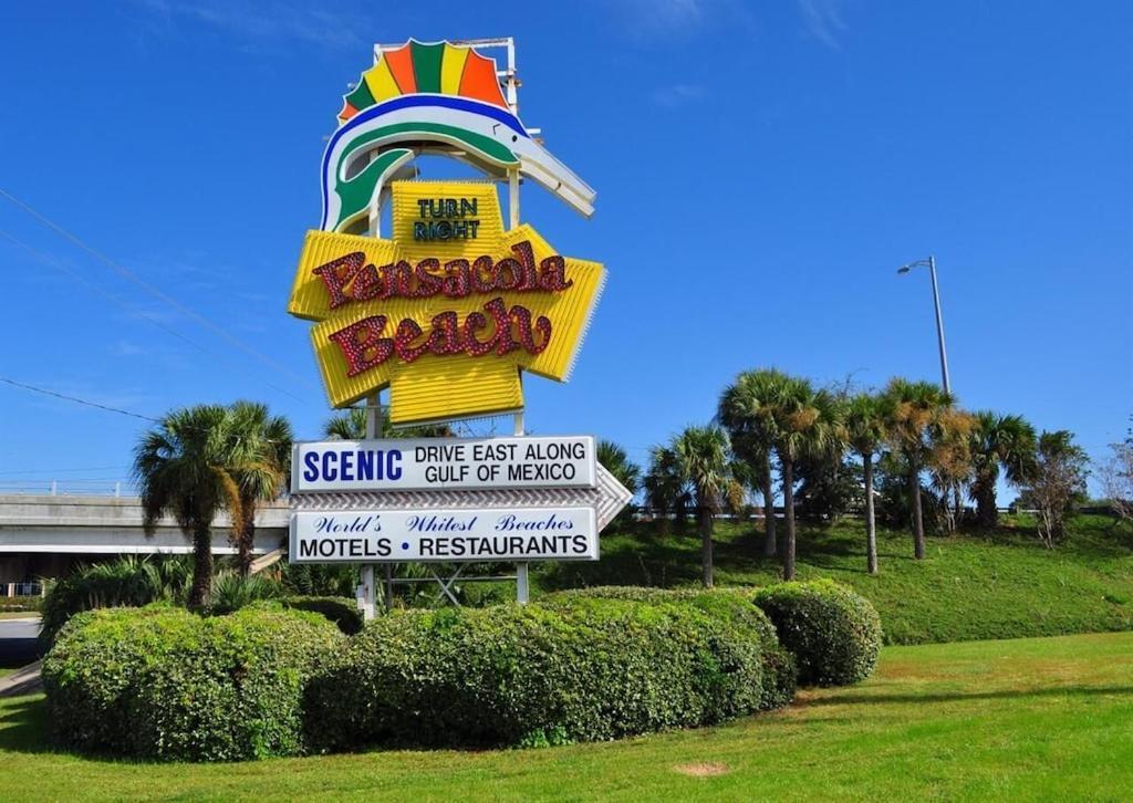 Ocean Front Penthouse Suite Panoramic Views Of Gulf,Pensacola Beach,Pier, & Bay Exteriér fotografie
